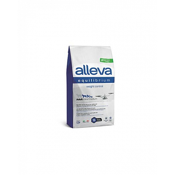 Alleva SP EQUILIBRIUM pies dorosły kontrola wagi mini & medium kurczak & ryby oceaniczne 2 kg
