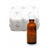 Butelka 100ml brązowa, zakręcany korek /21szt.