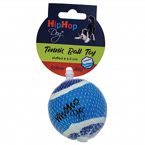 Piłka tenisowa wypełniona, pływająca 6,5 cm HipHop Dog