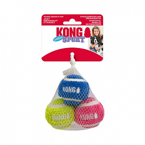 Zabawka Kong Dog Sport Softies Piłki tenisowe 3 sztuki guma wulkanizowana S