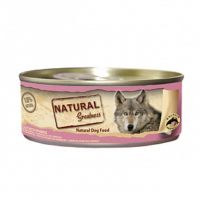 Natural Greatness filet z tuńczyka+krewetki, konserwa dla psów 156 g