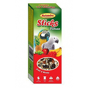 Avicentra pałeczki dla dużych papug - owoce+miód 2 szt.