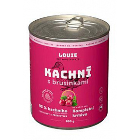 Louie Dog konserwa. Kaczka z żurawiną i prebiotykami 800g