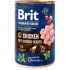 Brit Premium by Nature dog Chicken with Hearts 6 x 400 g puszka
