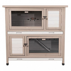 NATURA królikarnia z izolacją termiczną, 2 poziomy, 116 x 113 x 65 cm, szara NATURA królikarnia z izolacją termiczną, 2 poziomy, 116 x 113 x 65 cm, szara