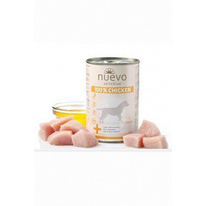 NUEVO dog Sensitive 100% Chicken bal. 6 x 400 g puszka