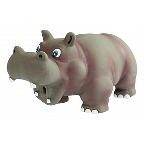 Hipopotamek z realistycznym dźwiękiem, wypełniony lateksem 17 cm, HipHop Dog