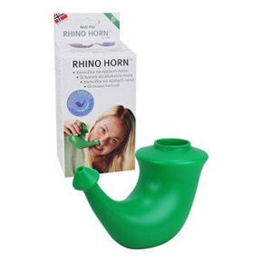 Zielony dzbanek do płukania nosa Rhino Horn 1 szt. Zielony dzbanek do płukania nosa Rhino Horn 1 szt.