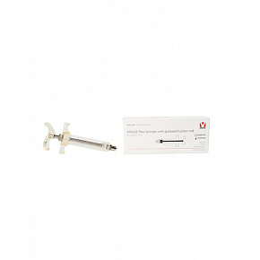 Strzykawka BOVIVET plexi, luer-lock, 10 ml, z tłokiem z podziałką