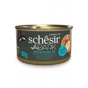 Schesir Cat konserwa. After Dark Wholefood kurczak/jajko 80g