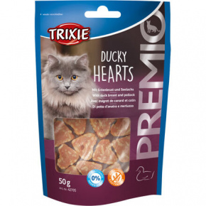 Premio HEARTS light - serduszka z kaczych piersi i łososia morskiego 50g