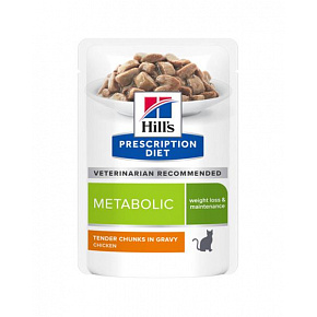 HILLS Diet Feline Metabolic SASZETKA NEW 12 x 85 g