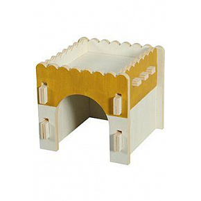 Domek COSY drewniany dla chomika, myszy, szczura 9mm Zolux Domek COSY drewniany dla chomika, myszy, szczura 9mm Zolux