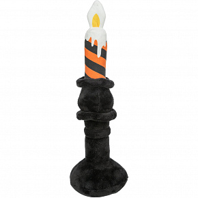 Świecznik HALLOWEEN, pluszowa zabawka z dźwiękiem, 33 cm, czarna/pomarańczowa - OFERTA LIMITOWANA Świecznik HALLOWEEN, pluszowa zabawka z dźwiękiem, 33 cm, czarna/pomarańczowa - OFERTA LIMITOWANA
