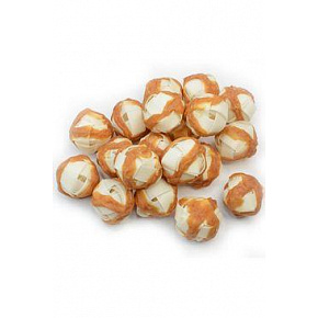 Przysmak Bawoli kulka 5cm z kurczakiem 500g