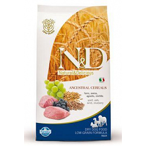 N&D LG DOG Adult Mini Jagnięcina & Borówka 800g