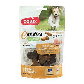 Przysmak dla psa CANDIES Max kość drób, wątroba 150g Zol Przysmak dla psa CANDIES Max kość drób, wątroba 150g Zol