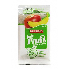 Nutrend JUST FRUIT banan+jabłko 30g 1szt