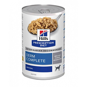 HILLS Diet Canine Derm Complete PUSZKA 370 g HILLS Diet Canine Derm Complete PUSZKA 370 g