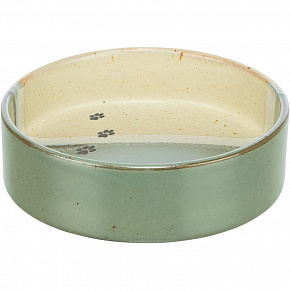Miska, ceramiczna, 0,2 l/średnica 12 cm, zielona/beżowa Miska, ceramiczna, 0,2 l/średnica 12 cm, zielona/beżowa