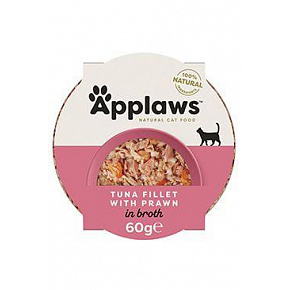 Applaws Cat miska Adult Broth tuńczyk z krewetkami 60g