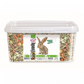 LOLO Foody kompletna karma dla królików 3 L, 2 kg wiaderko