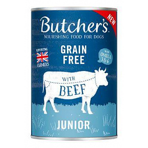 Butcher's Dog Original Junior wołowina w galarecie konserwa. 400g
