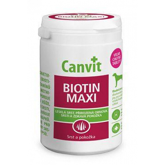 Canvit Biotin Maxi dla psów smakowy 500g
