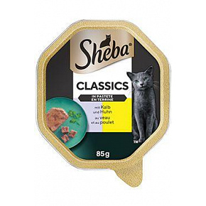 Sheba tacka Classics z cielęciną i kurczakiem 85g