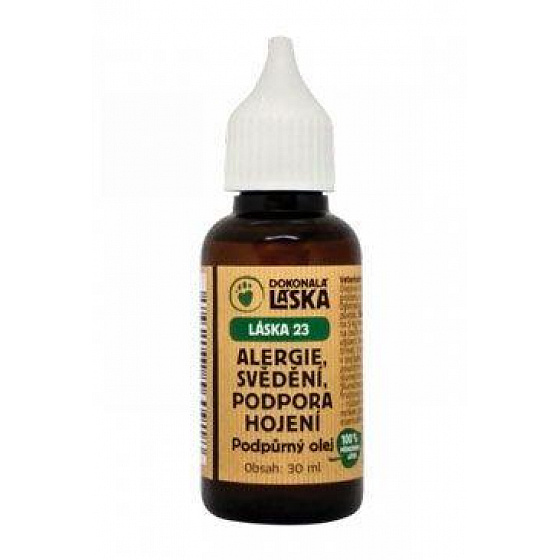 LÁSKA 23 Alergie, gojenie, swędzenie, olej wspomagający 30ml