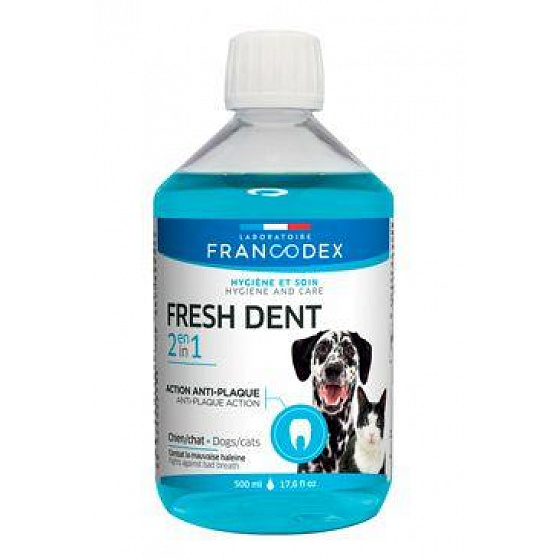 Francodex Fresh Dent 2w1 dla psów i kotów 500ml