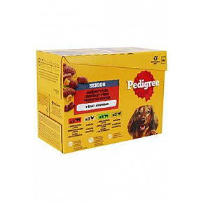 Pedigree saszetka Senior mięso.wybór w galaretce 12x100g