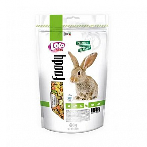 LOLO Foody kompletna karma dla królików 600 g Doypack
