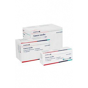 Kompres gazowy 5x5cm Niesterylny 12szt.100 szt. CVET