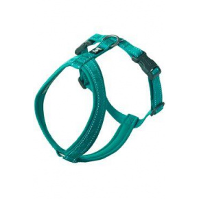 Szelki Y Hurtta Casual ECO pawia zieleń 70-80cm