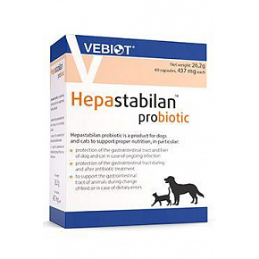 Hepastabilan Probiotic dla psów i kotów 60 kaps.