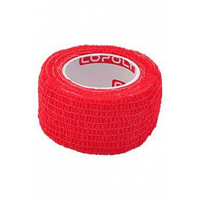 Bandaż elastyczny. CoPoly 2,5cm x 4,5m czerwona Bandaż elastyczny. CoPoly 2,5cm x 4,5m czerwona