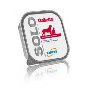 SOLO Galleto 100% (kogut) tacka 100g
