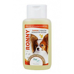 Szampon Bea Ronny z olejem z norek dla psów i kotów 200ml