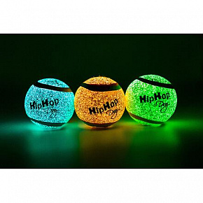 Neonowa świecąca w ciemności piłka tenisowa 6,5 cm (3 szt./op.), HipHop Pies