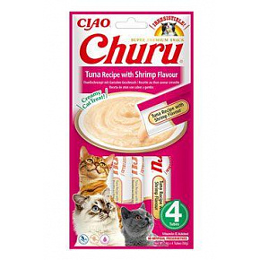 Churu Cat Przepis na Tuńczyka o Smaku Krewetek 4x14g