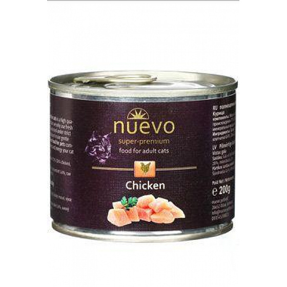 Nuevo kot dorosły Kurczak konserwa. 200g