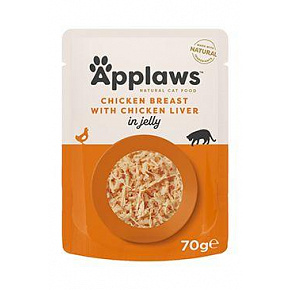 Applaws Cat saszetka Adult Jelly pierś z kurczaka z wątróbką 70g