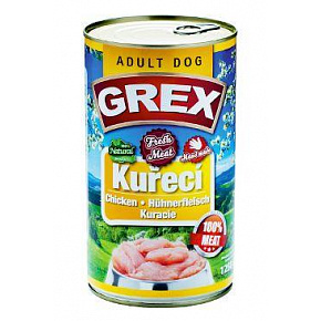 GRAND Dog konserwa. Grex Adult kurczak 1280g