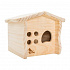 PetBuddy domek naturalny, 20 x 18.5 x 16.5 cm, drewno sosnowe