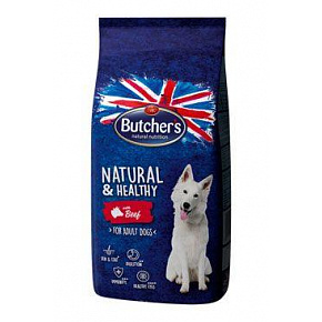 Butcher's Dog Natural&Healthy Dry z wołowiną 15kg Butcher's Dog Natural&Healthy Dry z wołowiną 15kg