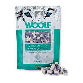 WOOLF Classic poch. Kurczak z kawałkami borówek 100g