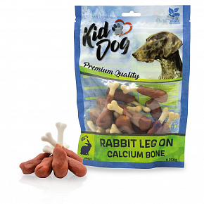KIDDOG mięso królicze na kostce wapniowej 250 g