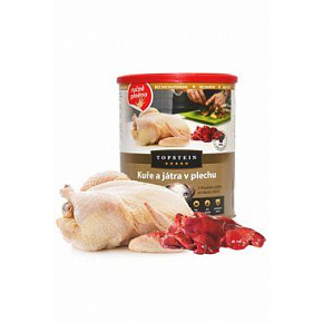 Topstein Kurczak z wątróbką w puszce 800g