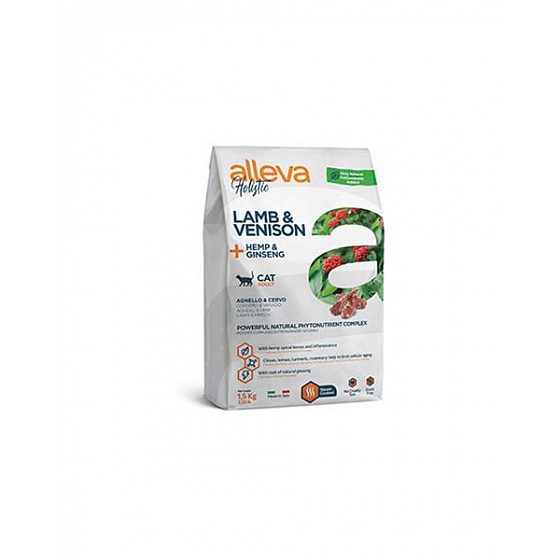 Alleva HOLISTIC cat adult jagnięcina i dziczyzna 1,5 kg